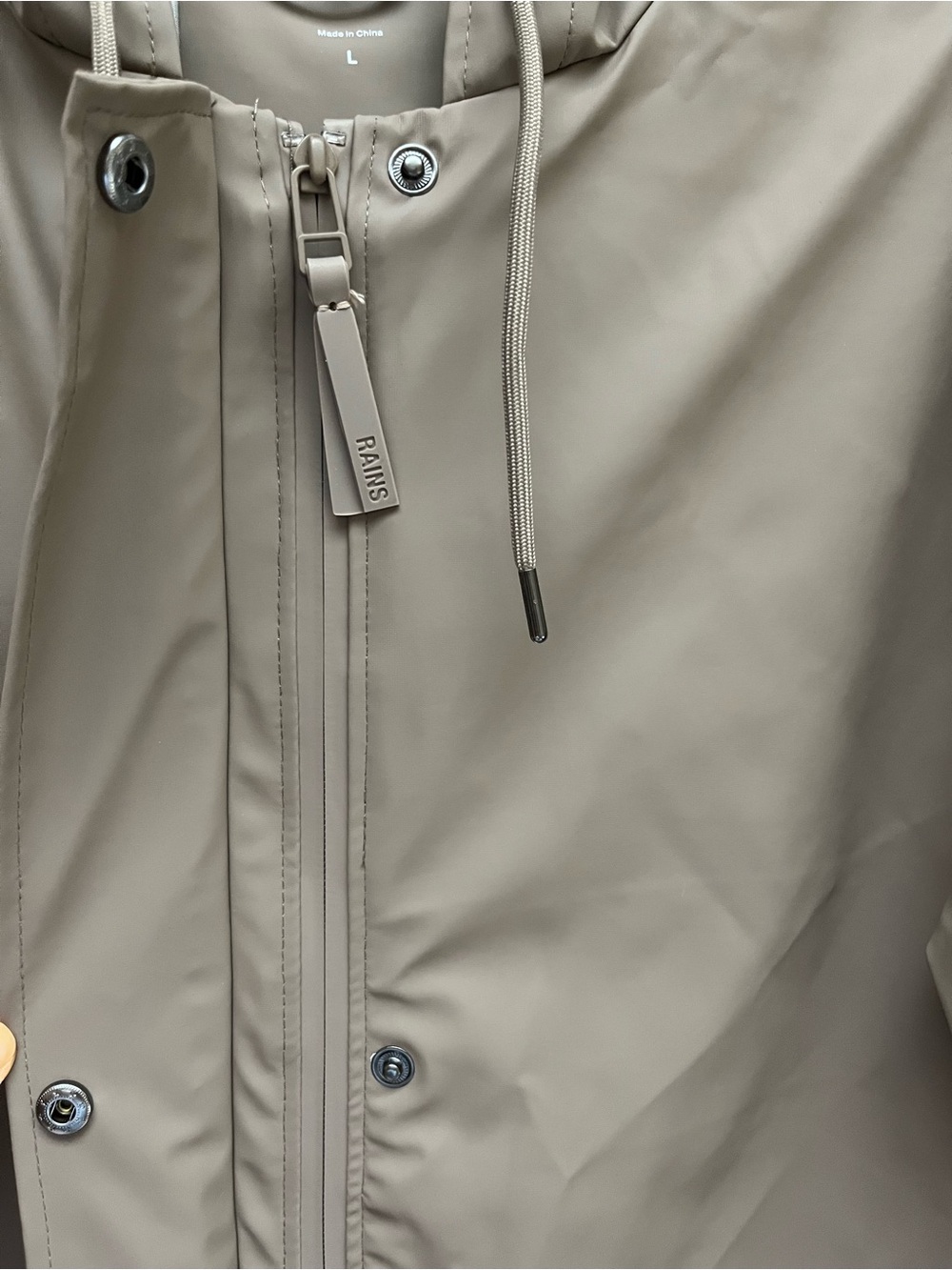 🔆Rains String W Parka Size L - Picture 7 of 16